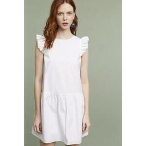 NWT Maeve Sadie Drop-Waist White Dress - MP